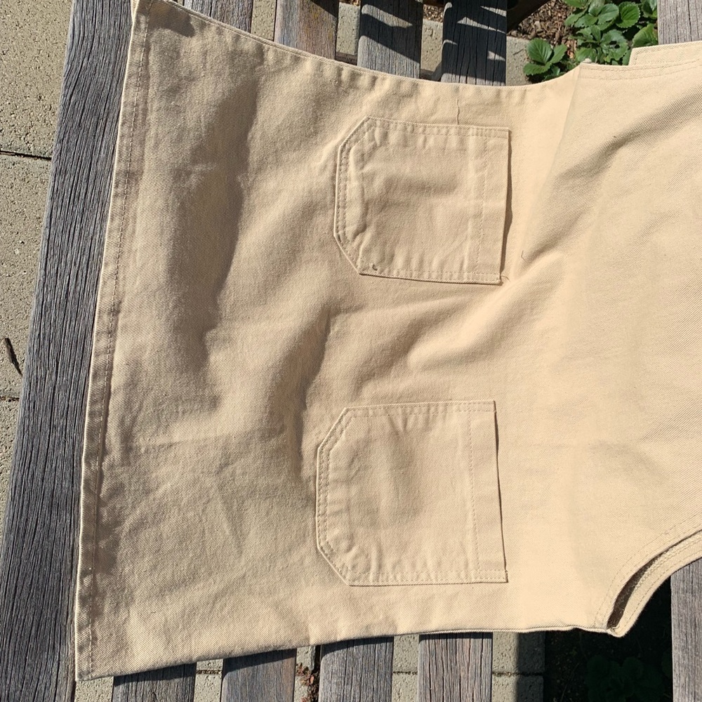 Tan overalls